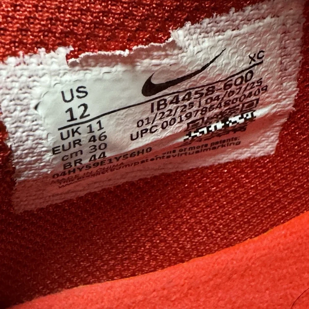 Nike Air Zoom GT Cut 3 TB University Red IB4458-600 Basketball Shoe Men Size 12